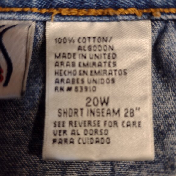 Bill Blass Plus Size Women’s Easy Fit Blue Jeans – Size 20W - Picture 5 of 6